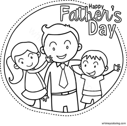Father's Day coloring pages