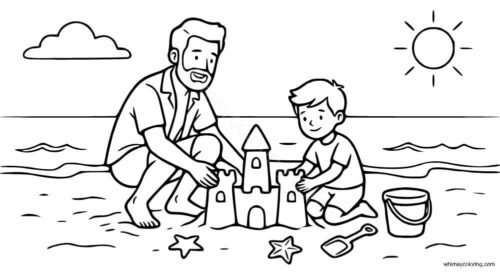Father's Day coloring pages free