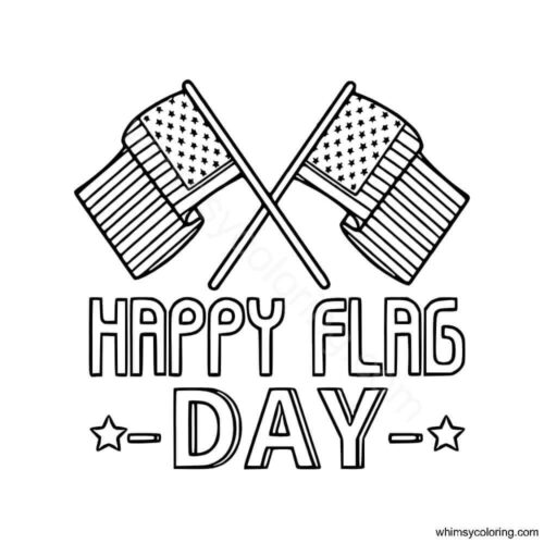 Flag Day coloring page Flag Day coloring page