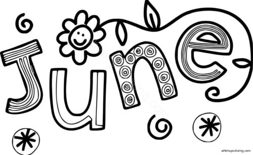 June month coloring pages printable June month coloring pages printable