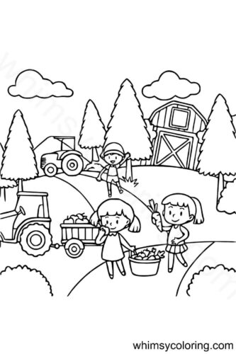 Kids at farm