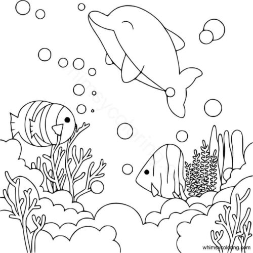 Under the sea coloring pages to print