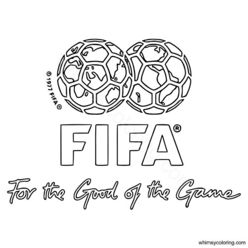 FIFA World Cup coloring pages