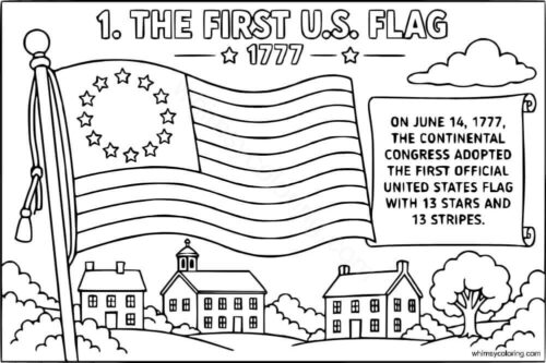 Flag Day coloring pages to print Flag Day coloring pages to print