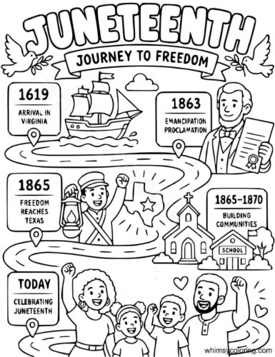 Juneteenth history coloring pages Juneteenth history coloring pages