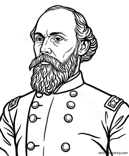 Major General Gordon Granger coloring page Major General Gordon Granger coloring page
