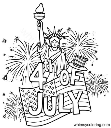 4th of July coloring pages 4th of July coloring pages