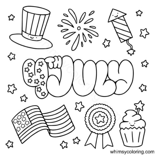 4th of July coloring pages for preschoolers 4th of July coloring pages for preschoolers