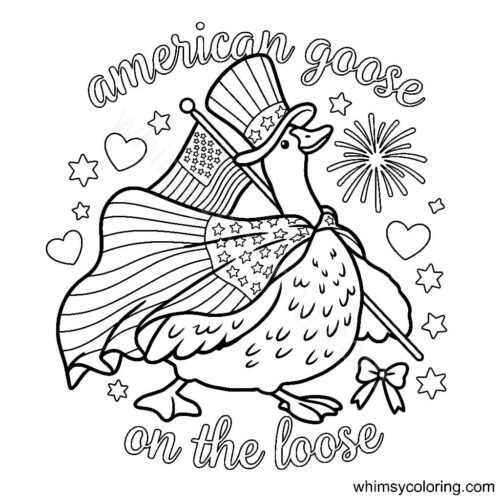 American goose on the loose American goose on the loose