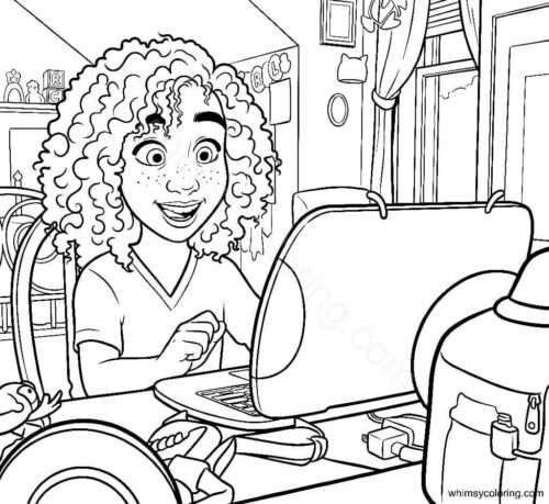 Blaze from Toy Story 5 colouring pages Blaze from Toy Story 5 colouring pages