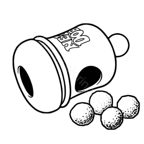 Booper NeeDoh coloring page