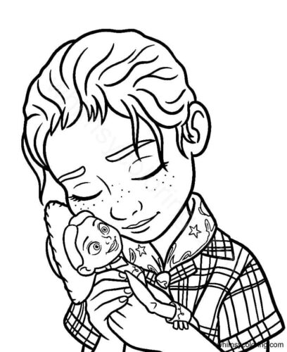 Emily from Toy Story 5 coloring page Emily from Toy Story 5 coloring page