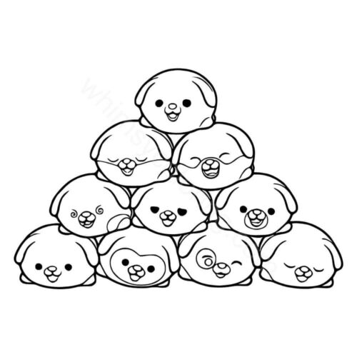 Funky Pups Group Pyramid