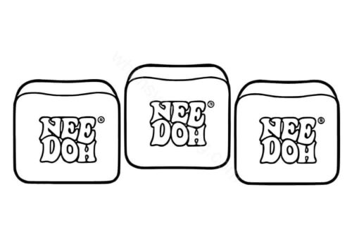 NeeDoh Nice Cube coloring page