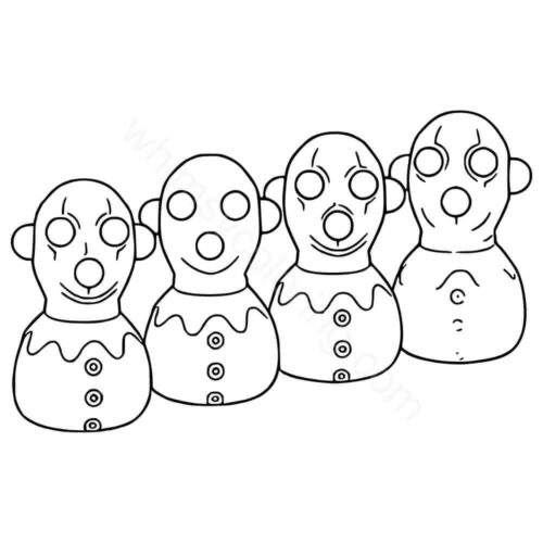 NeeDoh Panic Pete coloring sheet