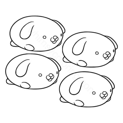 Needoh coloring pages Funky Pup