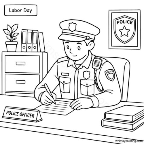 Police Officer Labor Day