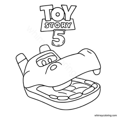 Toy Story 5 Atlas coloring page Toy Story 5 Atlas coloring page